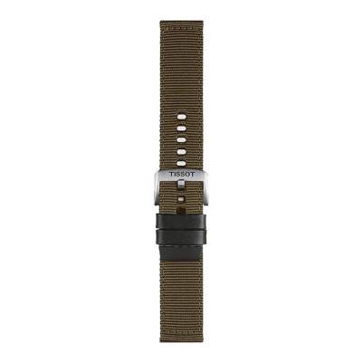 Official Tissot Khaki Fabric Watch Strap 22 mm T852046756 - Tissot