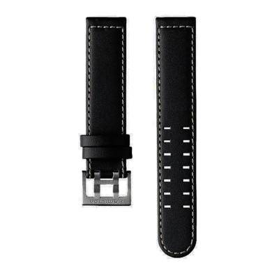 Bracelet de montre Cuir Khaki Aviation Noir 20mm H6006461071 - Hamilton