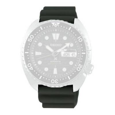 Khaki Green Silicone 22mm Watch Strap R02F019J0 - Seiko