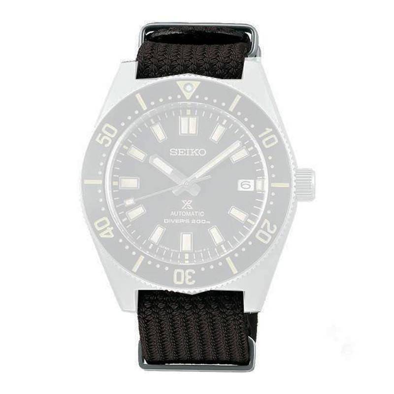 Brown Nylon 20mm Watch Strap L0N3013J0 - Seiko