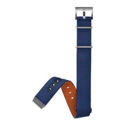 Bracelet de montre Khaki Navy Nato Bleu Orange H690823107 - Hamilton