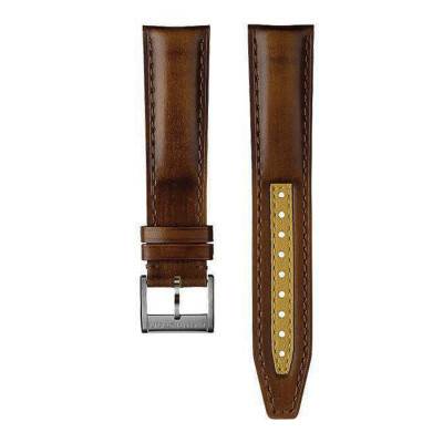 Brown Calfskin Leather Broadway Watch Strap 20mm H6004331041 - Hamilton