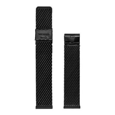 Bracelet Maille Milanaise 20mm Noir MB13U20 - March LAB