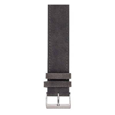 Bracelet Cuir de Veau Noir NLV20.B 20mm - Briston