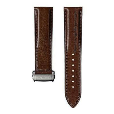 Brown Spirit of Liberty Watch Strap 22mm H690424102 - Hamilton