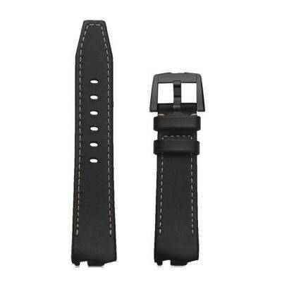 Ventura Black Leather Watch Strap H690245104 - Hamilton