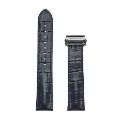 Blue Leather Jazzmaster Watch Strap H690324119 - Hamilton