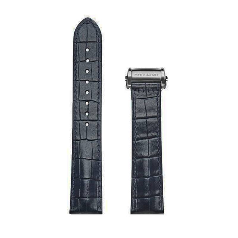 Blue Leather Jazzmaster Watch Strap H690324119 - Hamilton