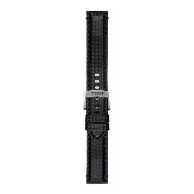 Official Tissot Black Fabric Watch Strap 20 mm T852046829 - Tissot