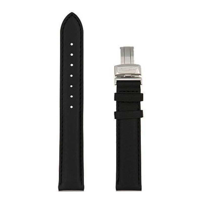 Ventura Black Leather Watch Strap H690244103 - Hamilton