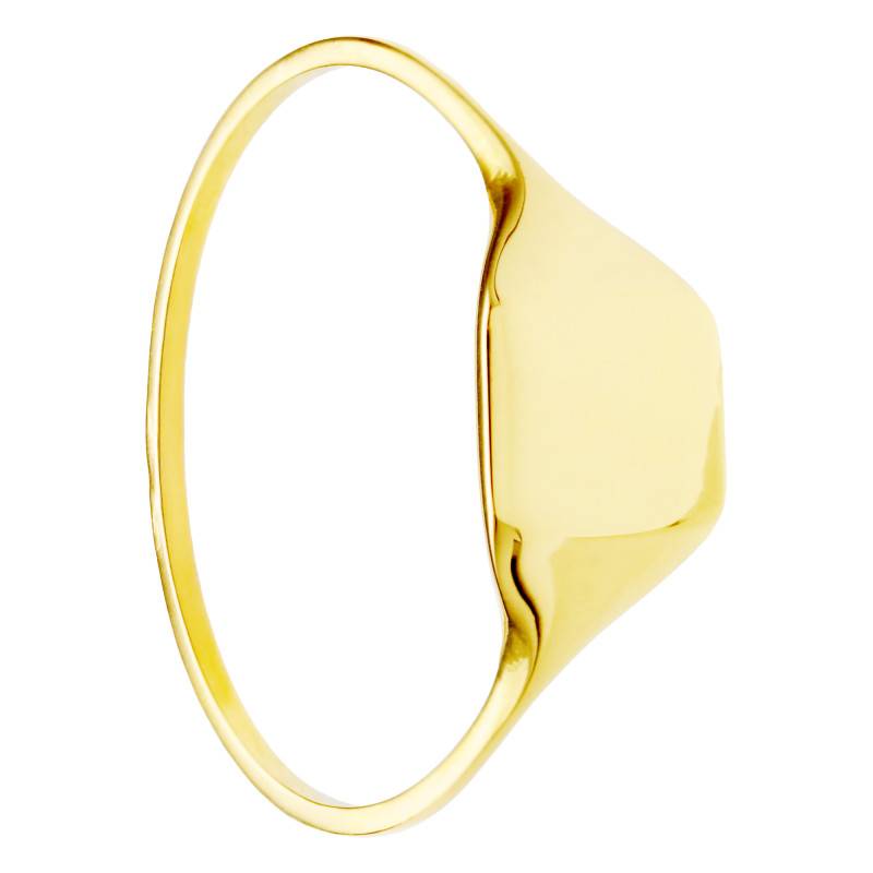 375/1000 or 750/1000 Yellow Gold Square Signet Ring 7 x 7 mm - Imperium