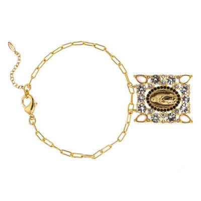Magdalena Gold-Toned & Stone and Resin Bracelet, Length 16.5 cm to 21.5 cm - Hipanema