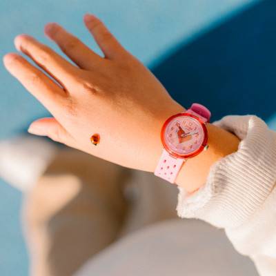 Fizz In Pink Watch FCNP004 - Flik Flak