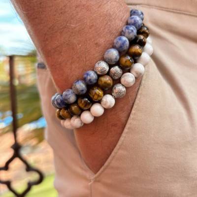 Bracelet Sodalite Brezilienne - Lauren Steven