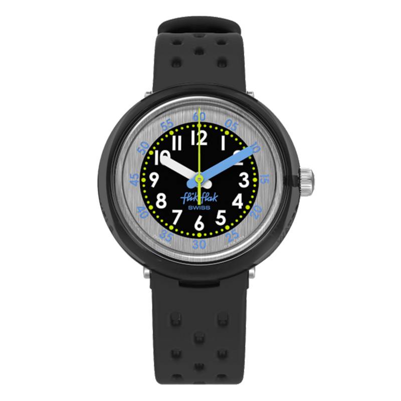 Fizz In Black FCNP001 Watch - Flik Flak