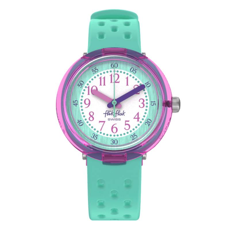 Flik Flak Fizz In Mint FCNP003 Watch - Flik Flak