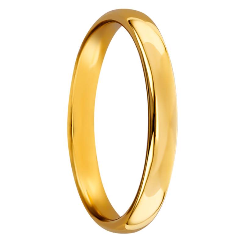 18K Yellow Gold Parisien Comfort Wedding Ring 3 mm - Ponce