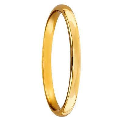 750/1000 Yellow Gold Comfort Parisian Band Wedding Ring, 2 mm Width - Ponce