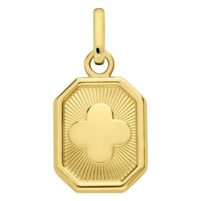 750/1000 Yellow Gold Mini Octagonal Cross Medal - Augis