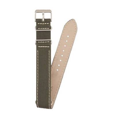 Khaki Green Textile 20mm Watch Strap H694775103 - Hamilton