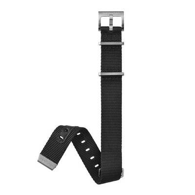Bracelet de montre Hamilton Khaki Navy Scuba Nato Noir 18mm H690822100 - Hamilton
