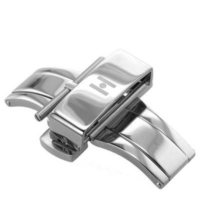 Gold or Silver Double Folding Clasp, Width 16 mm, 18 mm or 20 mm - Hirsch