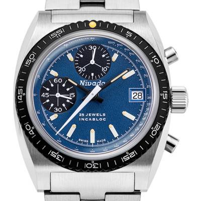 Montre Autochron Blue 77003A - Nivada Grenchen