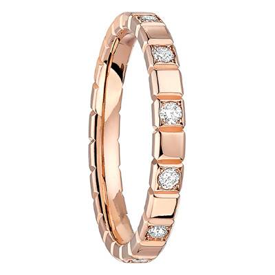 Alliance Nikki Beach Forever en Or Rose 750 & Diamants - Ponce