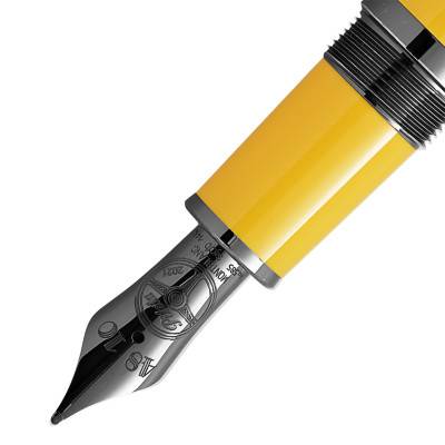 Great Characters Enzo Ferrari Special Edition Giallo Modena Fountain Pen - Montblanc