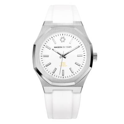 MTBeta 2.0 White Silicone Watch - Maison du Temps
