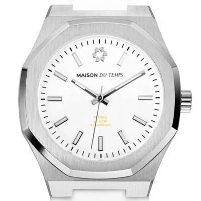MTBeta 2.0 White Silicone Watch - Maison du Temps
