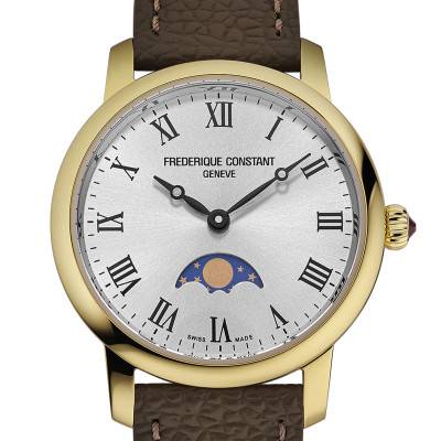 Slimline Ladies Moonphase FC-206RS1S5 wall clock - Frédérique Constant