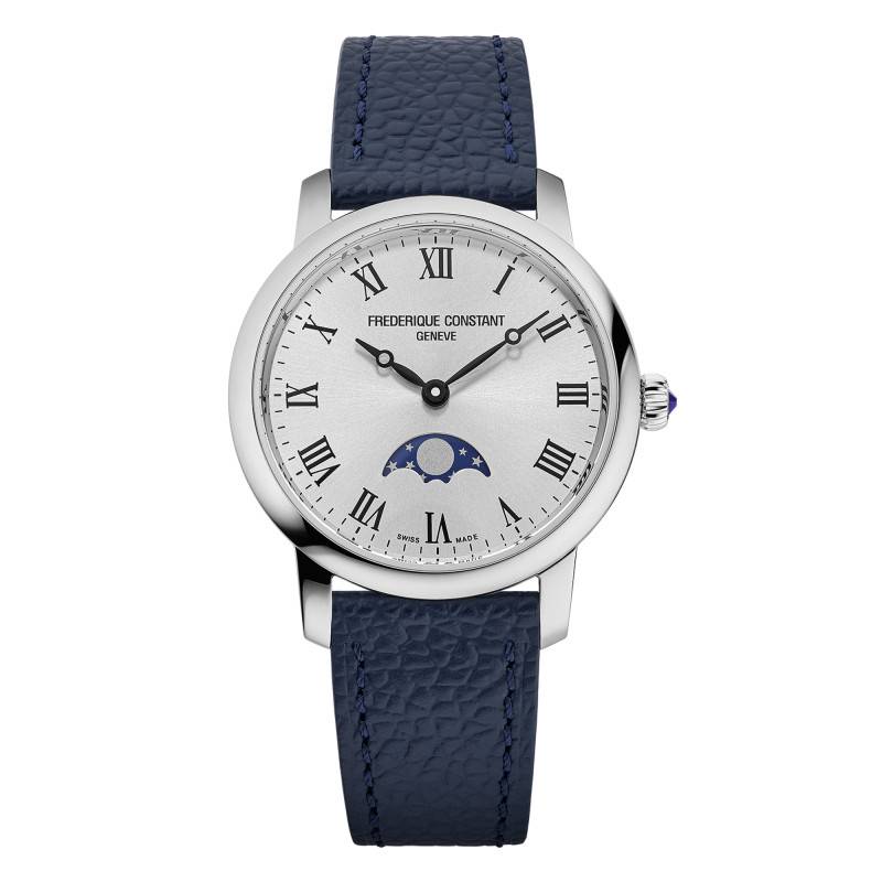 Slimline Ladies Moonphase FC-206RS1S6 Watch - Frédérique Constant