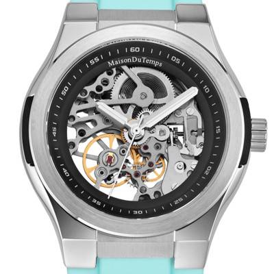 Montre MTEpsilon Skeleton Turquoise - Maison du Temps