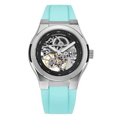 Montre MTEpsilon Skeleton Turquoise - Maison du Temps