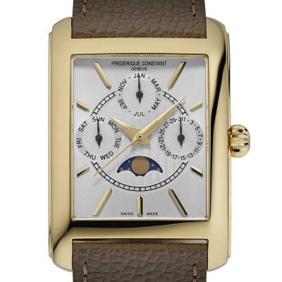 Montre Classics Carree Calendar Moonphase FC-265S4C5 - Frédérique Constant