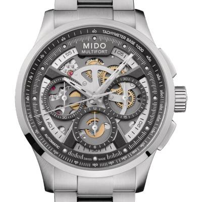 Multifort Skeleton Chronograph Watch M0386621106000 - Mido