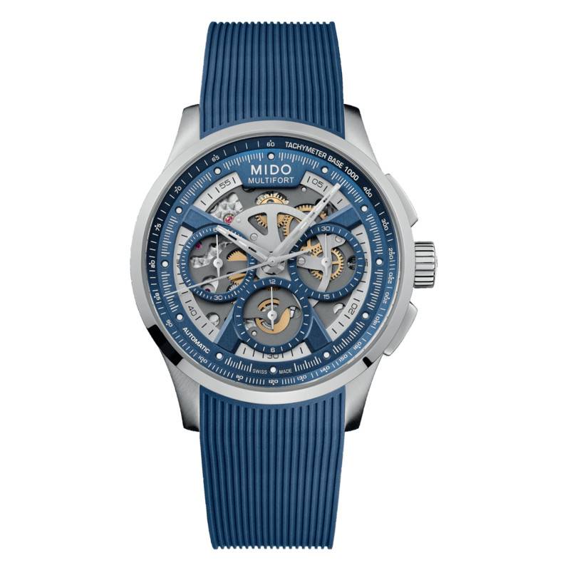 Multifort Skeleton Chronograph Watch M0386621704000 - Mido