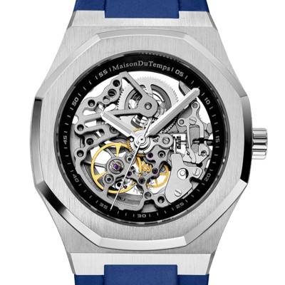 Montre MTBeta Skeleton Silicone Bleu - Maison du Temps