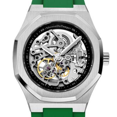 Montre MTBeta Skeleton Silicone Vert - Maison du Temps