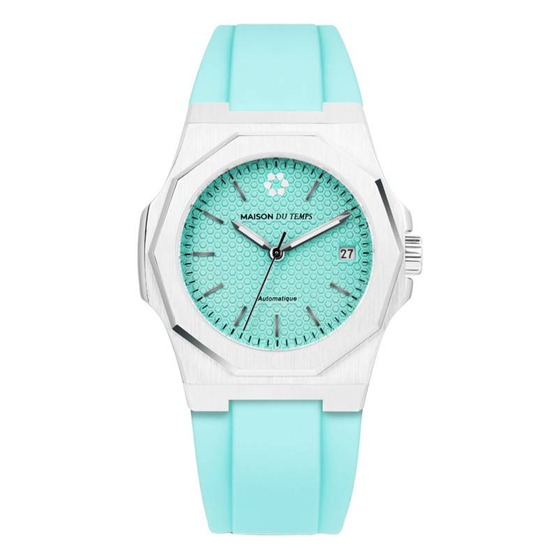 MTZeta Turquoise Silicone Watch - Maison du Temps