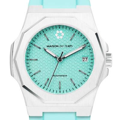 MTZeta Turquoise Silicone Watch - Maison du Temps