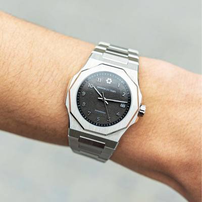 MTZeta Steel Meteorite Watch - Maison du Temps