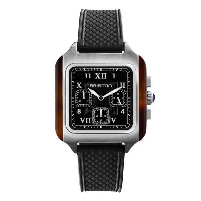 Montre Streamliner Kennedy Big Square Chrono Quartz 251838.SA.T.1.FB - Briston