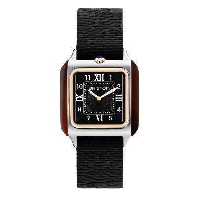 Montre Streamliner Kennedy Mid Square HM Quartz 252030.PRA.T.1.NB - Briston