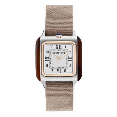 Montre Streamliner Kennedy Mid Square HM Quartz 252030.PRA.T.2.NT - Briston
