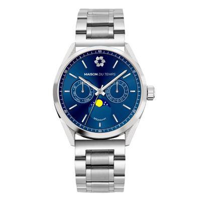 Montre MTOmicron MoonPhase Bleu - Maison du Temps