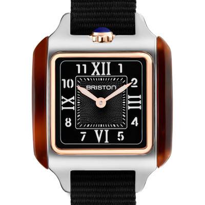Montre Streamliner Kennedy Small Square HM Quartz 252025.PRA.T.1.NB - Briston