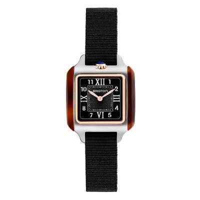 Montre Streamliner Kennedy Small Square HM Quartz 252025.PRA.T.1.NB - Briston