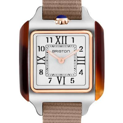 Montre Streamliner Kennedy Small Square HM Quartz 252025.PRA.T.2.NT - Briston
